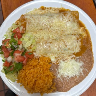 #7 Cheese Enchiladas