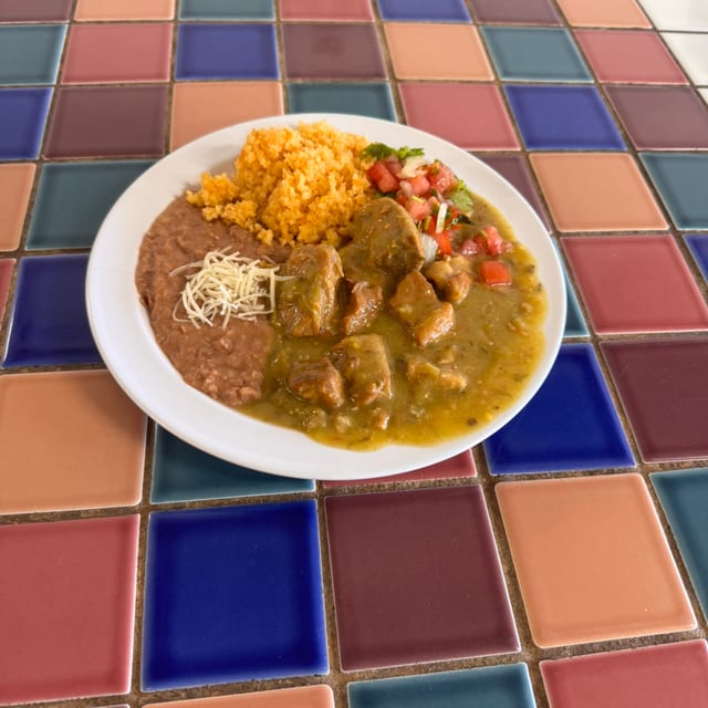 #13 Chile Verde Dinner.