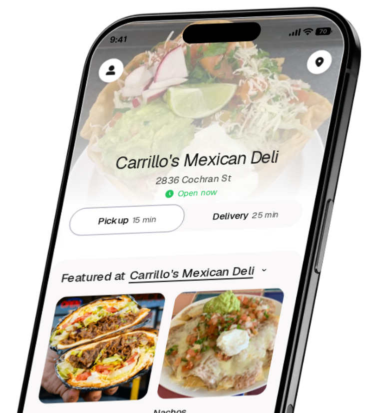 Carrillo's Mexican Deli app preview
